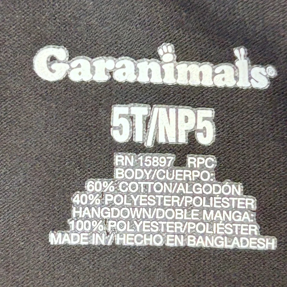 LOVE Graphic Girls Black Garanimals Tee Danskin Tutu Skirt Set Glitter Ruffle 5T